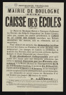 Caisse des écoles é,