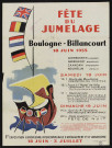 Fête du jumelage 18 juin 1955, Nombreuses publicités d'entreprises.