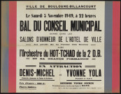 Bal du conseil municipal donné dans les salons d'honneur de l'hôtel de ville au profit de la caisse des écoles,