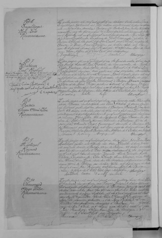 Naissance, enregistrement : Registre de 1921