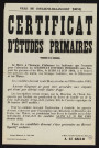 Certificat d'études primaires ,