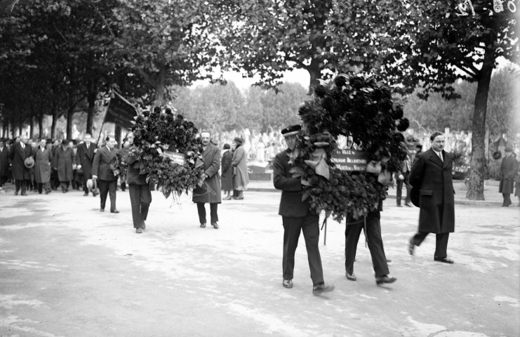 Obsèques de Victor Bizet (octobre 1933)