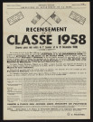 Recensement de la classe 1958,