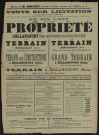 Vente sur licitation [...] en 6 lots d'une propriété à Billancourt route de Versailles et rue du Vieux-Pont-de-Sèvres,