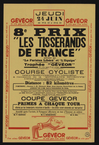 8e prix Les Tisserands de France,