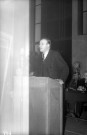 Léo Lagrange au congrès de la Fédération sportive générale du travail (26 et 27 décembre 1936)