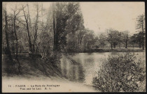 72 - Paris - Le Bois de Boulogne - Vue sur le lac, Paris . Bois de Boulogne . - le lac