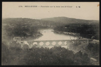Bellevue : panorama sur la Seine vers Saint-Cloud.