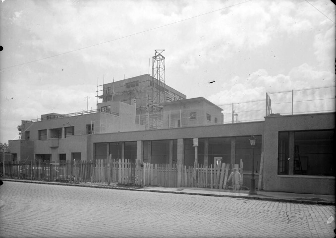 91, rue du Point du Jour, groupe scolaire Ferdinand Buisson en construction