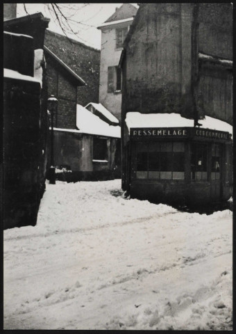 Les villages d'Auteuil et de Passy, 65 rue des Perchamps (sous la neige) (s.d.).