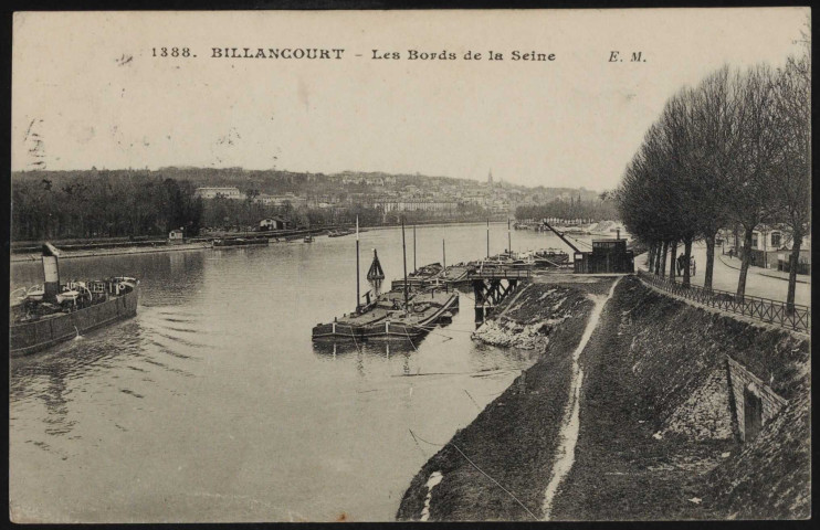 1388 - Billancourt: les bords de Seine.