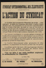 L'action du syndicat,