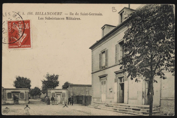 186 - Billancourt. - Ile de Saint Germain: les subsistances militaires.