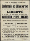 Boulonnais et Billancourtois, vous qui avez connu les durs moments où, par les armes, vous avez recouvré votre liberté, nous nous adressons à vous [...] pour nous aider à soulager le malheureux peuple hongrois,