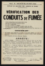 Vérification des conduits de fumée,