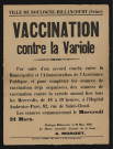 Vaccination contre la variole,