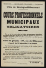 Cours professionnels municipaux obligatoires ,