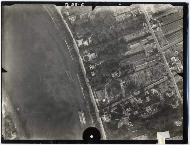 Boulogne-Billancourt, vues aériennes : Quai du 4 septembre, Rue de Buzenval, Rue des Abondances, Rue Eugène Legret