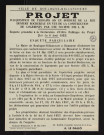 Projet d'acquisition de terrains sis en bordure de la rue Denfert-Rochereau en vue de la construction de logements par une société HLM,