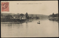 2443 . Vue prise du Pont de Billancourt, vers Sèvres.