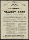 Recensement de la classe 1939,