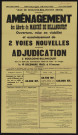 Aménagement des abords du marché de Billancourt : ouverture, mise en viabilité et assainissement de 2 voies nouvelles,