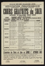 Association philotechnique : cours gratuits du soir, [horaires et lieux des cours pour l'] année scolaire 1962-1963,