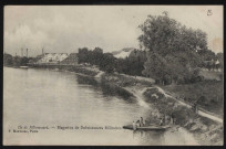 Ile de Billancourt.: magasin de subsistances militaires.