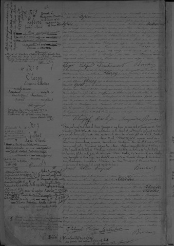 Naissance, enregistrement : Registre de 1903