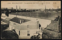 1784 - Billancourt - Vue générale des Usines Renault Frères, Boulogne-Billancourt . Usines Renault . - vue généraleAu premier plan, les usines Renault. Au second plan à gauche le {gazoduc}