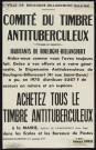 Comité du timbre antituberculeux : achetez tous le timbre antituberculeux,