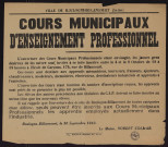 Cours municipaux d'enseignement professionnel,