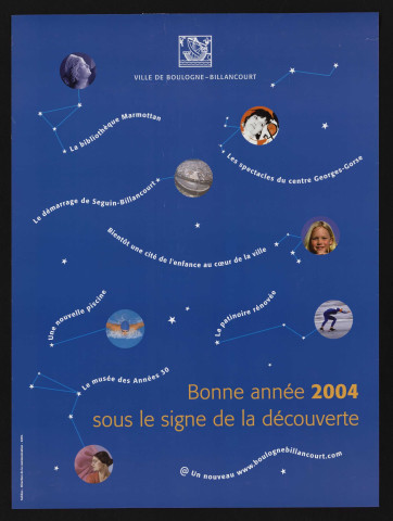 Bonne année 2004 sous le signe de la découverte,