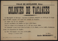 Colonies de vacances,