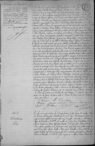 Mariage, enregistrement : Registre de 1902