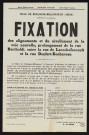 Fixation des alignements et du nivellement de la voie nouvelle, prolongement de la rue Bartholdi, entre la rue de Larochefoucault et la rue Denfert-Rochereau,