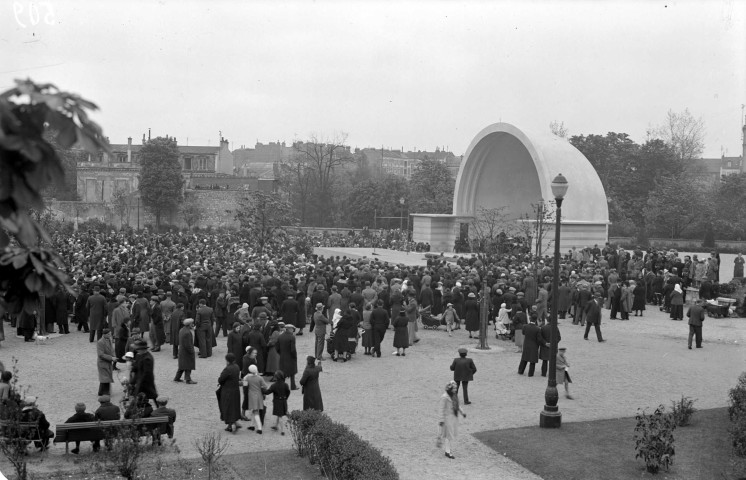 Inauguration du square de Billancourt