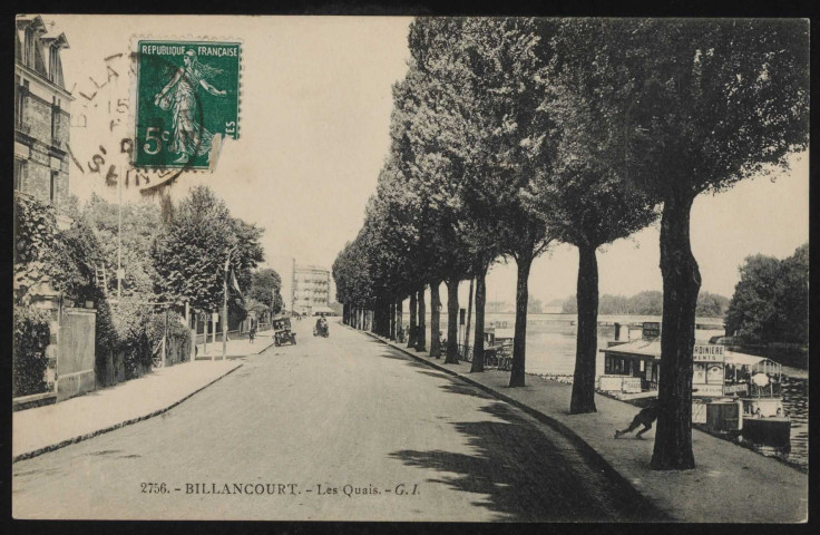 2746 - Billancourt: les quais (s.d.).