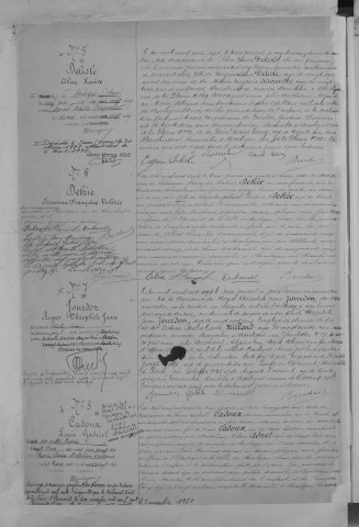 Naissance, enregistrement : Registre de 1907