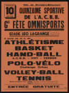 Quinzaine sportive de l'ACBB : grande fête omnisports,