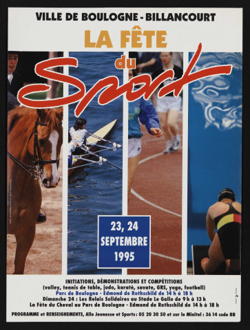 La fête du sport, 23-24 septembre 1995,