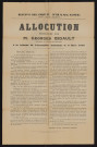 Allocution prononcée par M. Georges Bidault, président du Conseil des ministres, à la tribune de l'Assemblée nationale le 8 mars 1950,