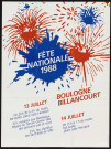 Fête nationale 1988 ,