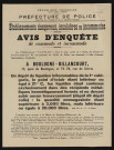 Avis d'enquête de commodo et incommodo : 13 quai de Boulogne et 74-78 rue de Sèvres, Etablissement SAPRAR : dépôt de liquides inflammables de la 1re catégorie