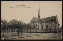 72- Boulogne L'église Notre-Dame et la Place de l'église. (s.d.).