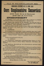 Concours d'entrée du 23 juin 1950 : cours complémentaires commerciaux,