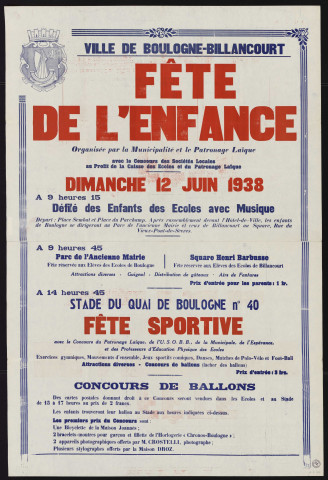 Fête de l'enfance ,