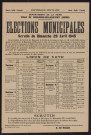 Élections municipales : scrutin du 29 avril 1945 [indication des lieux de vote],