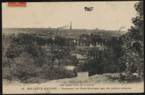 22 - Bellevue-Meudon. - Panorama sur Paris-Boulogne pris des jardins réservés.