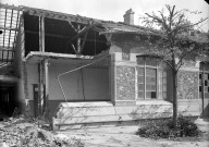 Ecole rue de Billancourt, après bombardement